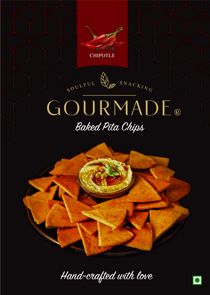 Gourmade Pita Chips – Chipotle (125gms pack)