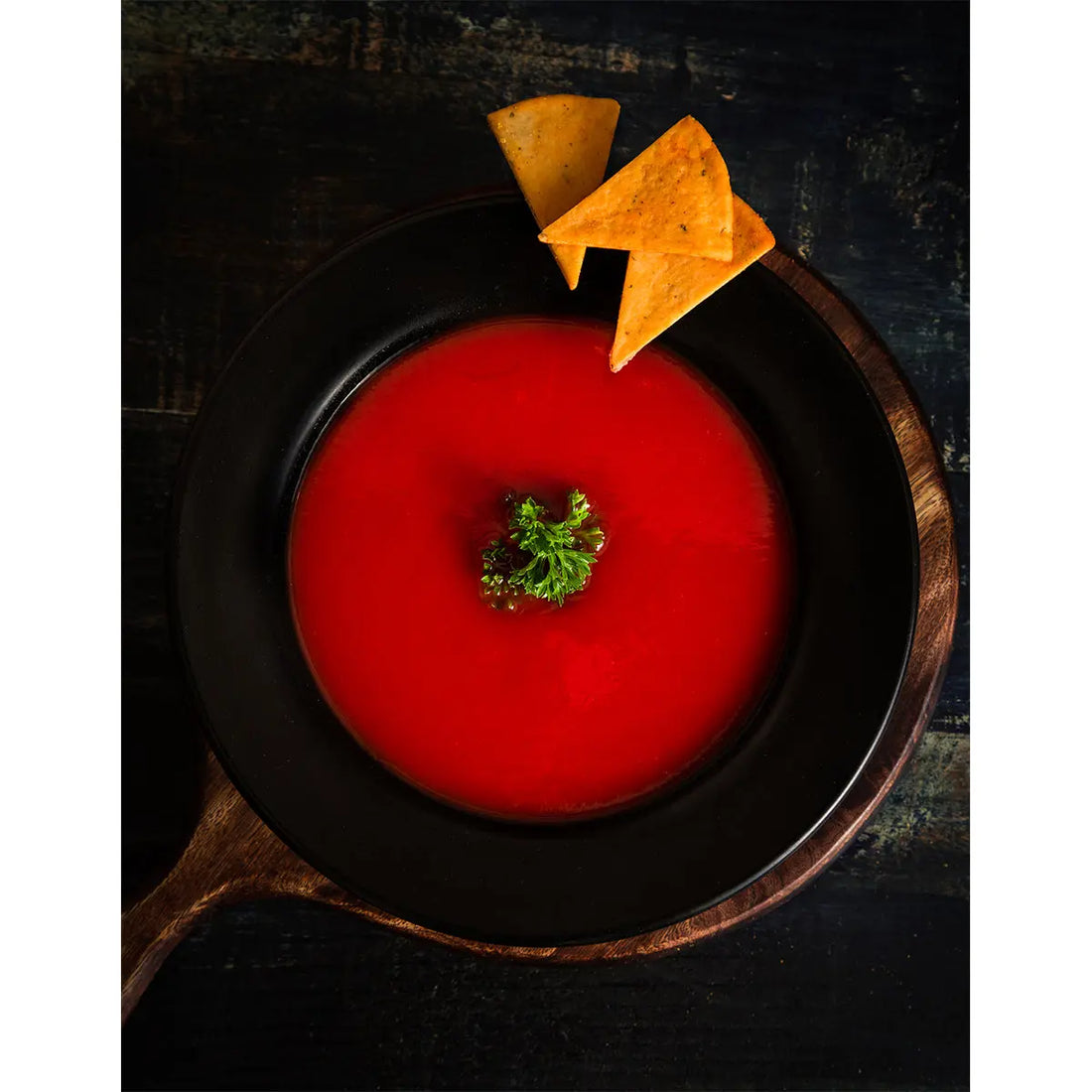 Pita Chips and Soup