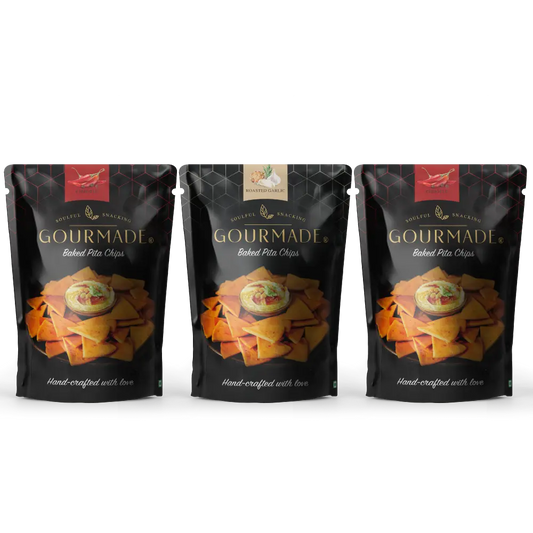 Gourmade Pita Chips in Chipotle & Roasted Garlic Flavor