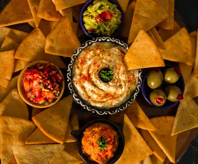 Olive & Herbs and Roasted Garlic Gourmade pita chips (125g X 2 Pack Combo) - Gourmade Snacks